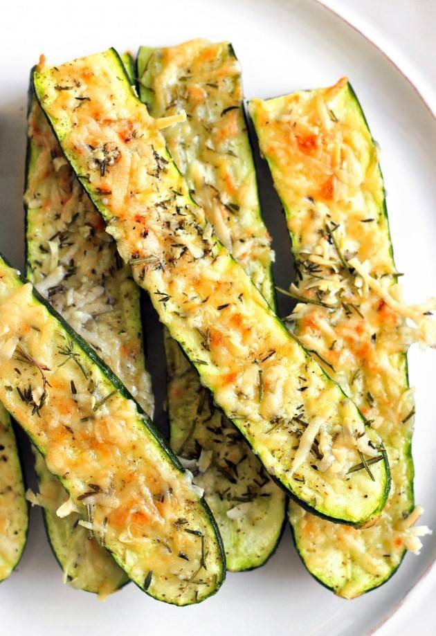 CRISPY PARMESAN CRUSTED ZUCCHINI