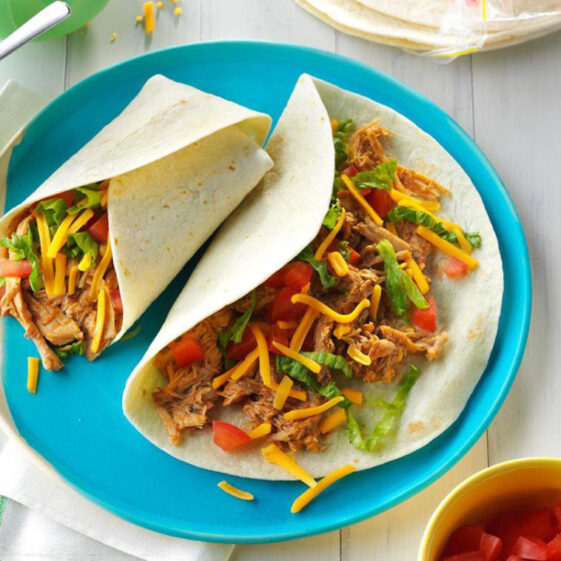 Slow-Cooked Pork Burritos